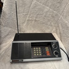 Vintage Bearcat Electra 210XL Desktop Scanner w/Orig Box, Antenna Powers Up