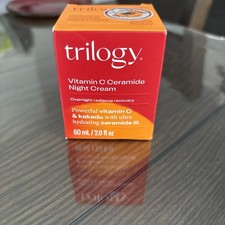 Trilogy - Vitamin C Ceramide Night Cream. 5ml. Brand New In Box. AU.