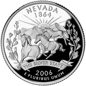 2006-S *NEVADA* Statehood BU Proof Quarter ☆ Beautiful DCAM Coin ☆ Free Shipping