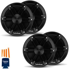 Rockford Fosgate 2 Pair M0-65B 6.5" Marine 2-Way System- 65W Rms, 250W Peak