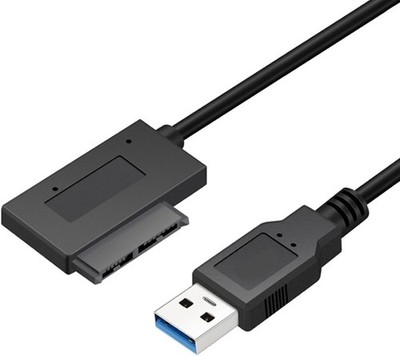 EasyULT Adapter Kabel USB 3.0 auf SATA 7 + 6 13Pin Laufwerksleitung Für Laptop