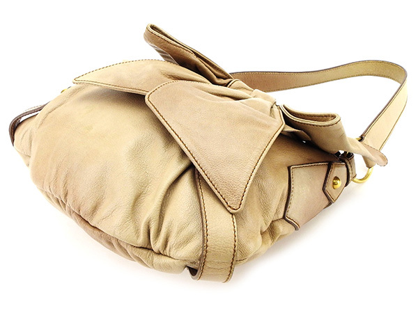 Borsa a tracolla Saint Laurent beige donna autentica usata T2400