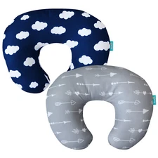 Nursing Pillow Cover Breastfeeding for Boppy Pillow Safely with Zipper 2 Pack 