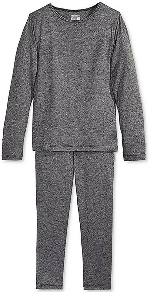 Conjunto Térmico Capa Base 32 Grados Impermeable Niños, Gris, L  Foto 2 de 4
