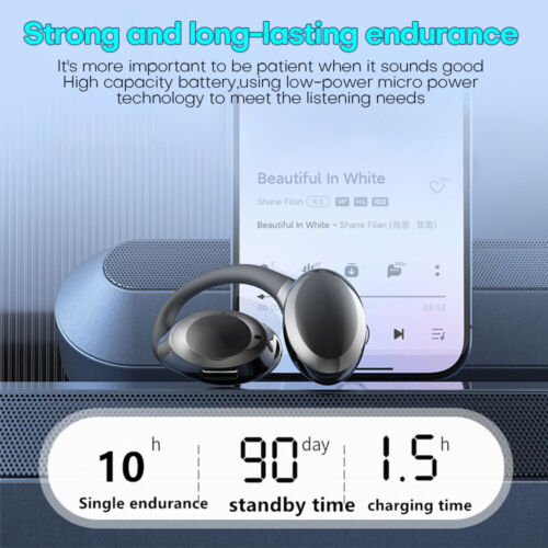 Auricolari Open Ear Senza Fili Bluetooth Sport Auricolari Auricolari a Conduzione d'Aria - Foto 7 di 20