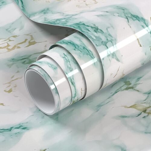 3-10m Vinyl Marble Wall Stickers Self Adhesive Kitchen Counter Top Cabinet Wrap - Picture 18 of 145
