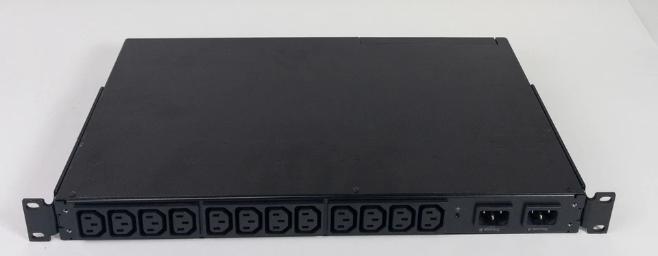 Interruptor de transferencia automática para rack APC AP4433 ATS 208V 12A 1U 12 tomas de corriente Foto 3 de 4