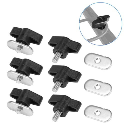 Set 6 Viti Kayak Dadi Ferramenta per Kayak Moto Barca Accessori Marini R - Foto 6 di 10