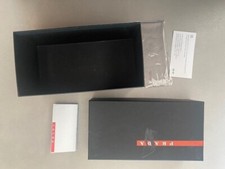 Prada Sunglasses Gift Box w/ Prada Book & Lens Cleaner 7”x4”x3”