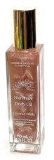 Asquith & Somerset Shimmer Body Oil Coconut Vanilla A shimmer body oil fragrance