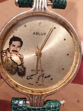 1980'S SADDAM HUSSIEN PRESIDENT WATCH SPECIAL MEMORIAL RARE ABLUX