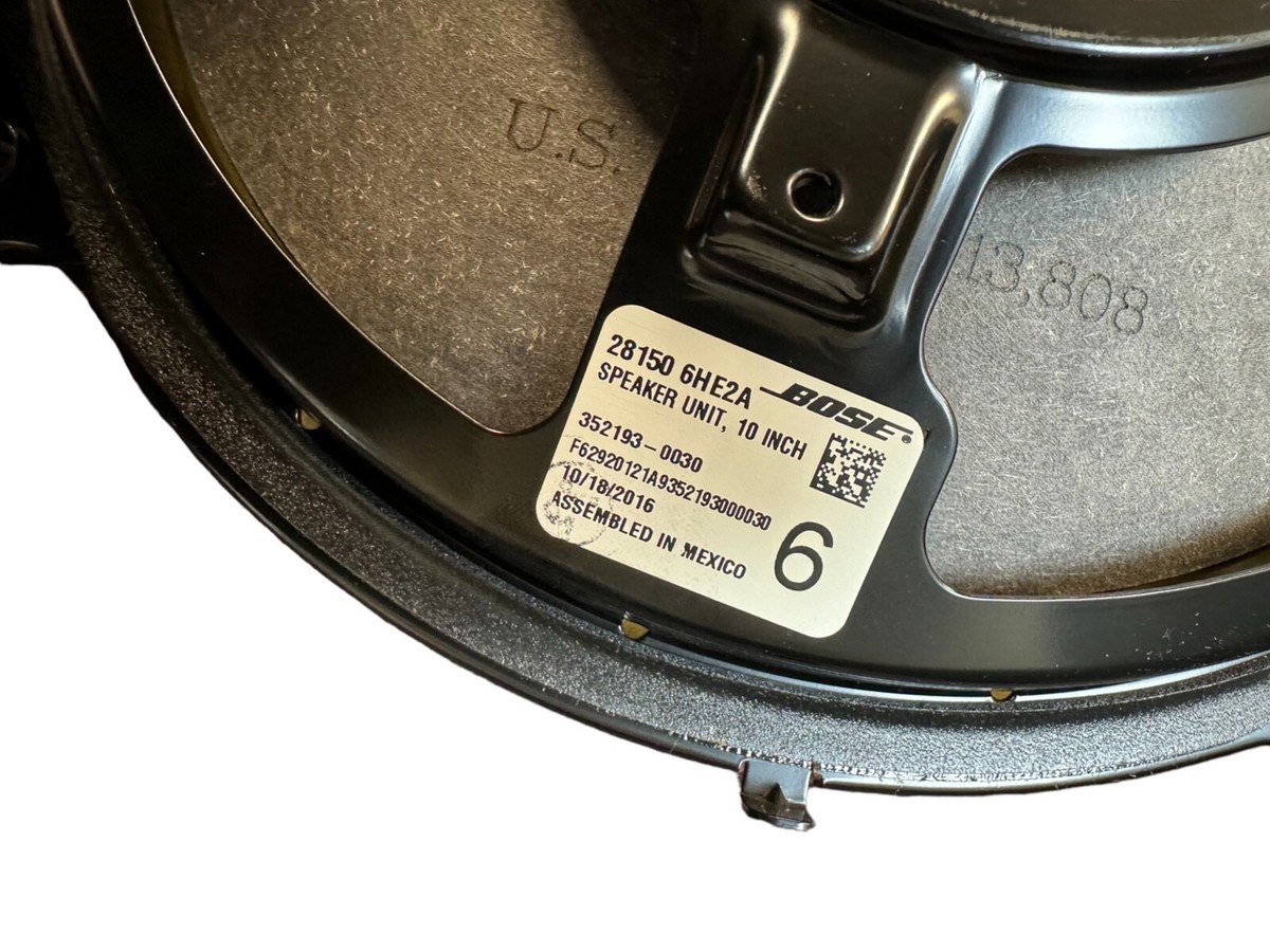 2014-2022 Infiniti Q50 281505CA2A Speaker Set OEM | Round | Black