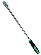 Cornwell Tools SRF80LHNGB 1/2” Drive 27” Handle Snap In Detent Flex Head Ratchet