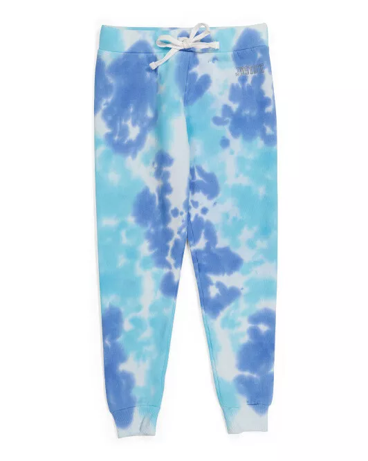 Tie dye blue sweatpants outlet