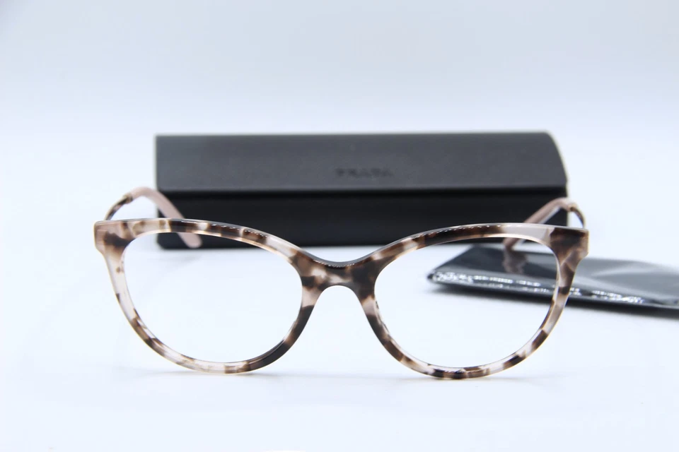 NUEVAS GAFAS PRADA VPR 17W ROJ-1O1 ROSA HABANA BRONCE MARCOS AUTÉNTICOS 53-19 Foto 2 de 4