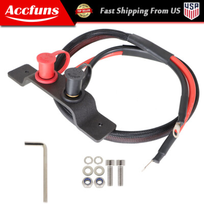 HQS Remote Battery Terminal Relocation Kit – For Can-Am Maverick X3, Jump Post Cable, BTRX3-D369