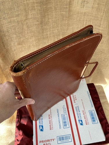 Vintage Briefcase Genuine Top Grain MCM 15.5” x 11.5” x 1 1/4” - Picture 8 of 16