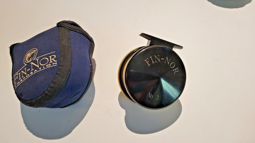 FIN-NOR No.2 fly reel Anti-Reverse Rare RHR