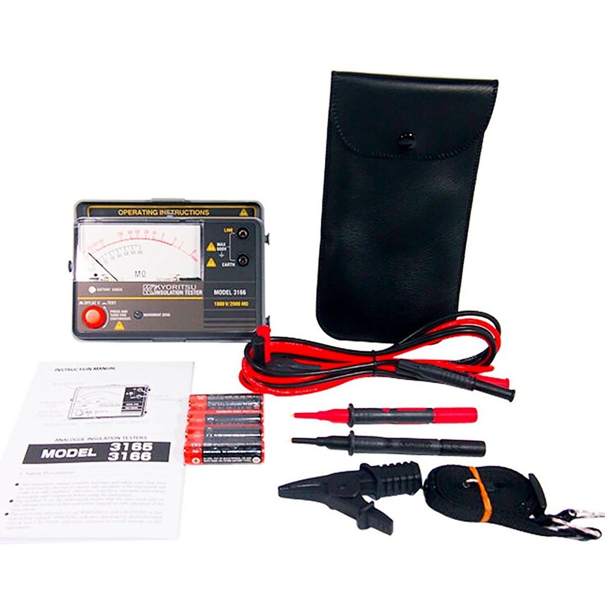Kyoritsu 3166 KEW Analogue Insulation Tester 1000V/2000MΩ✦Kd | eBay