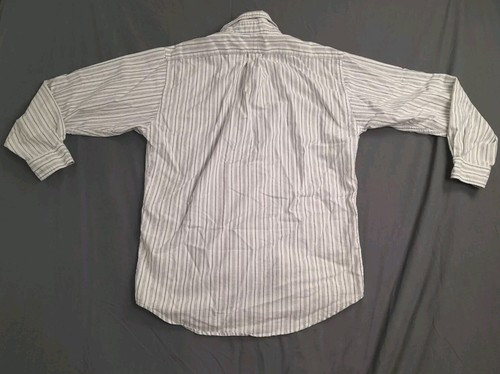 Polo Ralph Lauren uomo 17 XL L/S Yarmouth verde grigio rosso camicia a righe pony - Foto 2 di 10