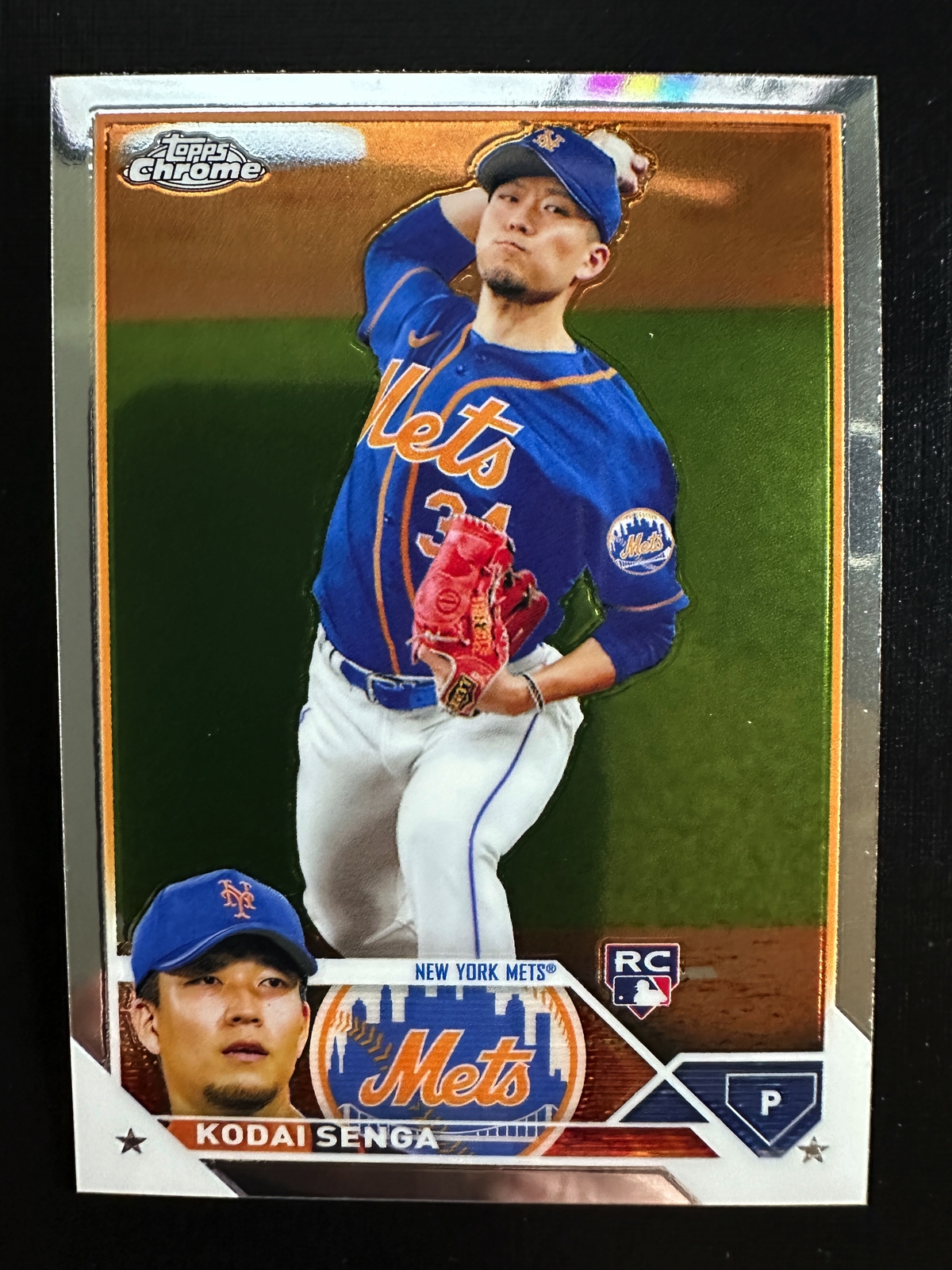 Kodai Senga 2023 Topps Chrome Rookie Baseball Card New York Mets #217