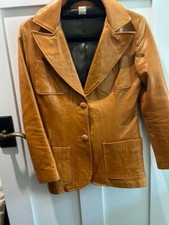 Beautiful Leather Vintage Jacket - Italian Leather