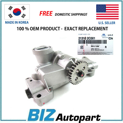 Genuine Oil Pump for 2010-2014 Hyundai Genesis Coupe 2.0L OE# 21310-2C001