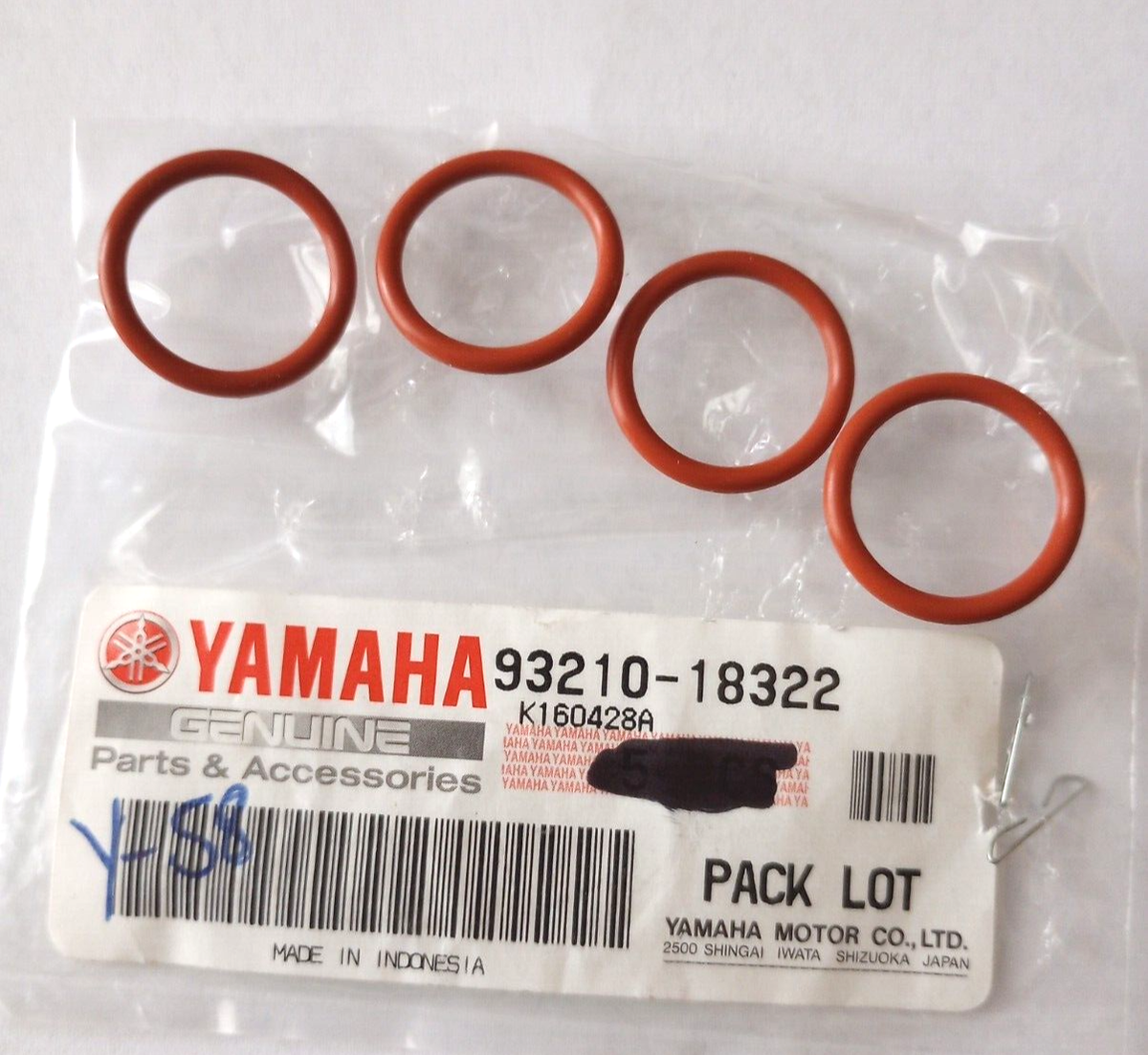 Yamaha XV1600, XV1700, YZ400F NOS 93210-18322 Qty. 4 (L-5749) | eBay