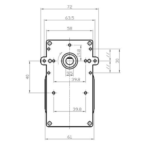 Ricambistufeapellet Motoriduttore per stufa a pellet KENTA K9115068 2 RPM Albero - Picture 3 of 5