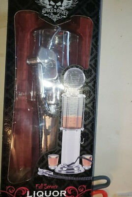 NEW Spike & Rivet Full service liquor pump Vintage gas pump MAN CAVE! T5