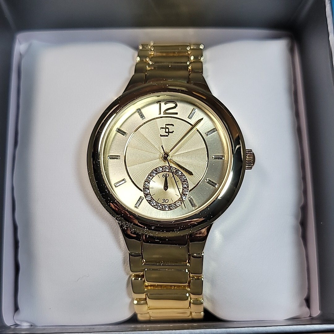 CHICO'S Gold Toned Women's Elegant, Classy Fashion Watch NEW IN GIFT BOX