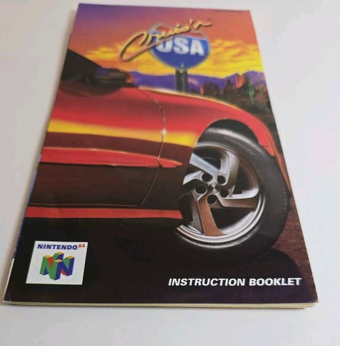 Cruis'n USA Nintendo 64 N64 Instruction Manual Booklet ONLY - Picture 2 of 7