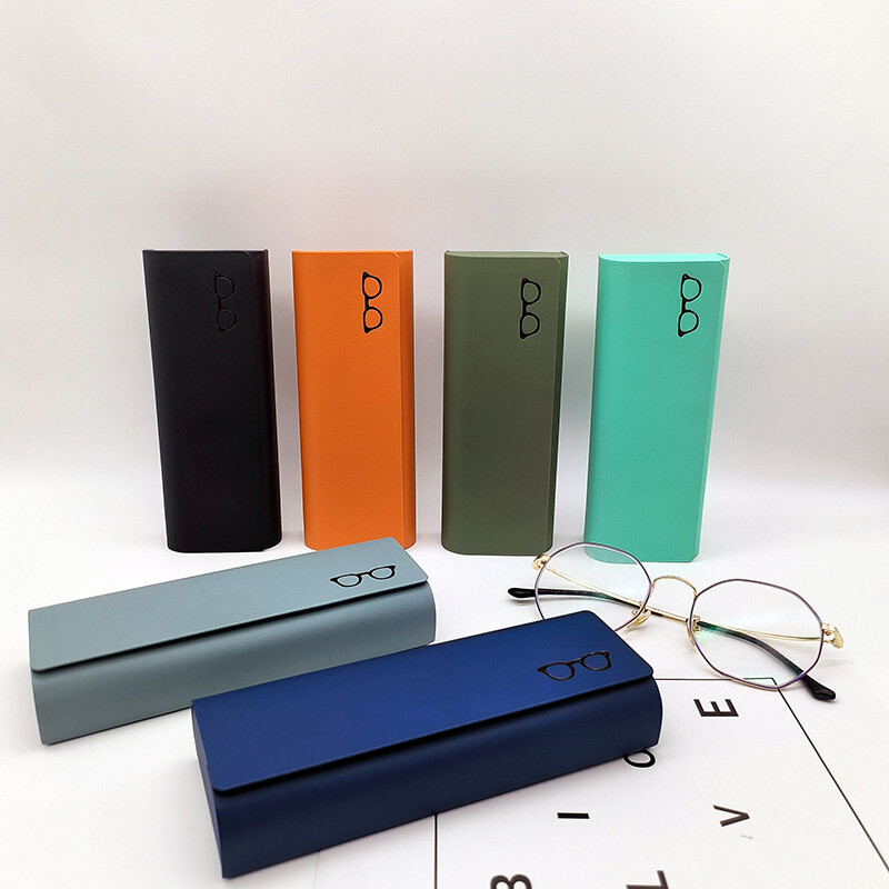Reading Glasses Case Eyewear Cases Cover Protective Suede Lining Glasses Box-image