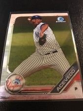 2019 Bowman Chrome Prospect BCP 34 Domingo Acevedo - New York Yankees