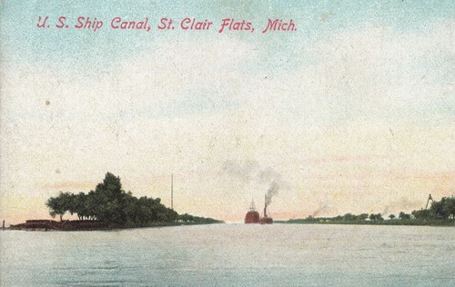 USCG Harsens St Clair Flats San Souci MI c.1908 St Clair Flats Canal Lower Light - Picture 3 of 5