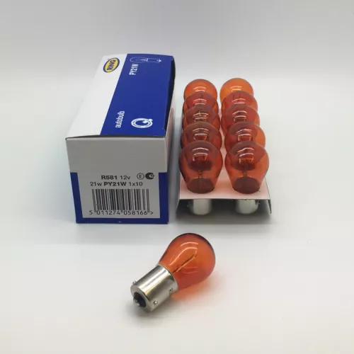 10 x Ring R581 PY21W BAU15S Amber Rear Indicator Signal Light Bulb 581 12v 21w