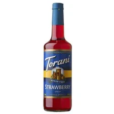 Torani Sugar Free Strawberry Syrup (750 mL), G-Strawberry-sf