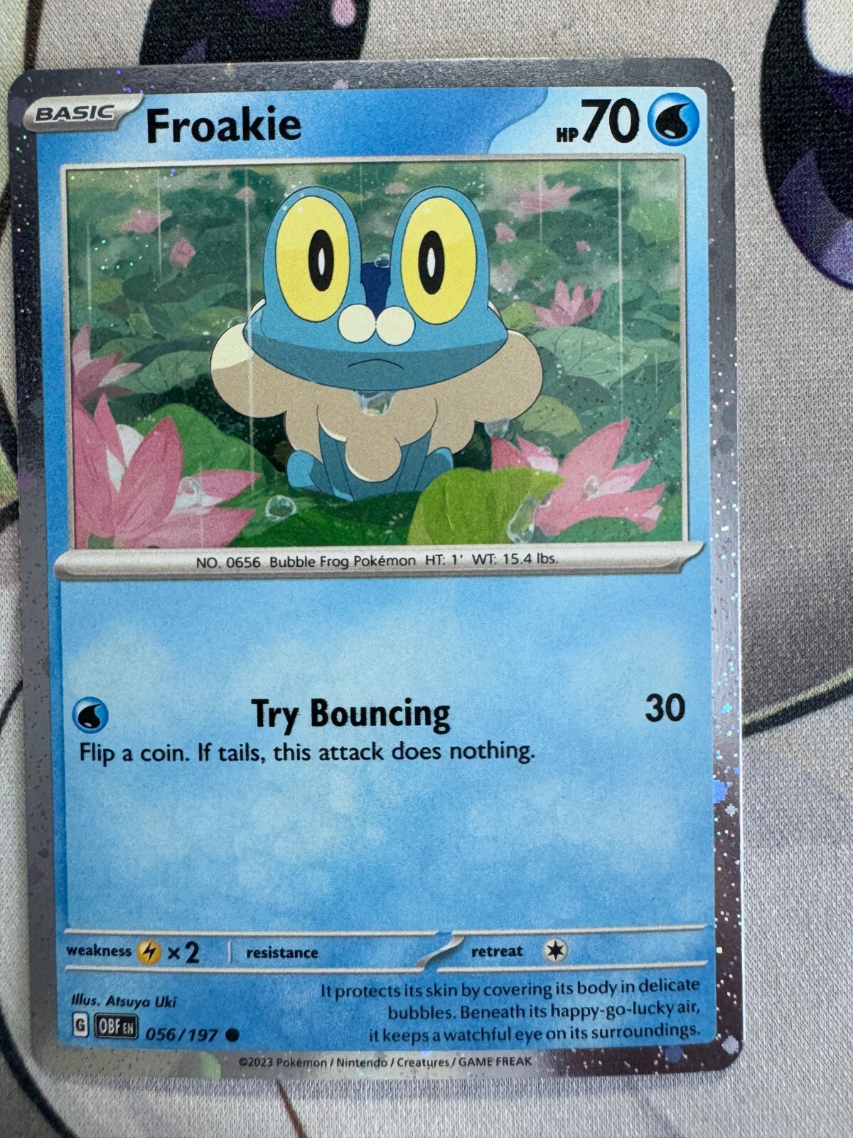 Froakie Holo English Pokemon TCG BKBD812
