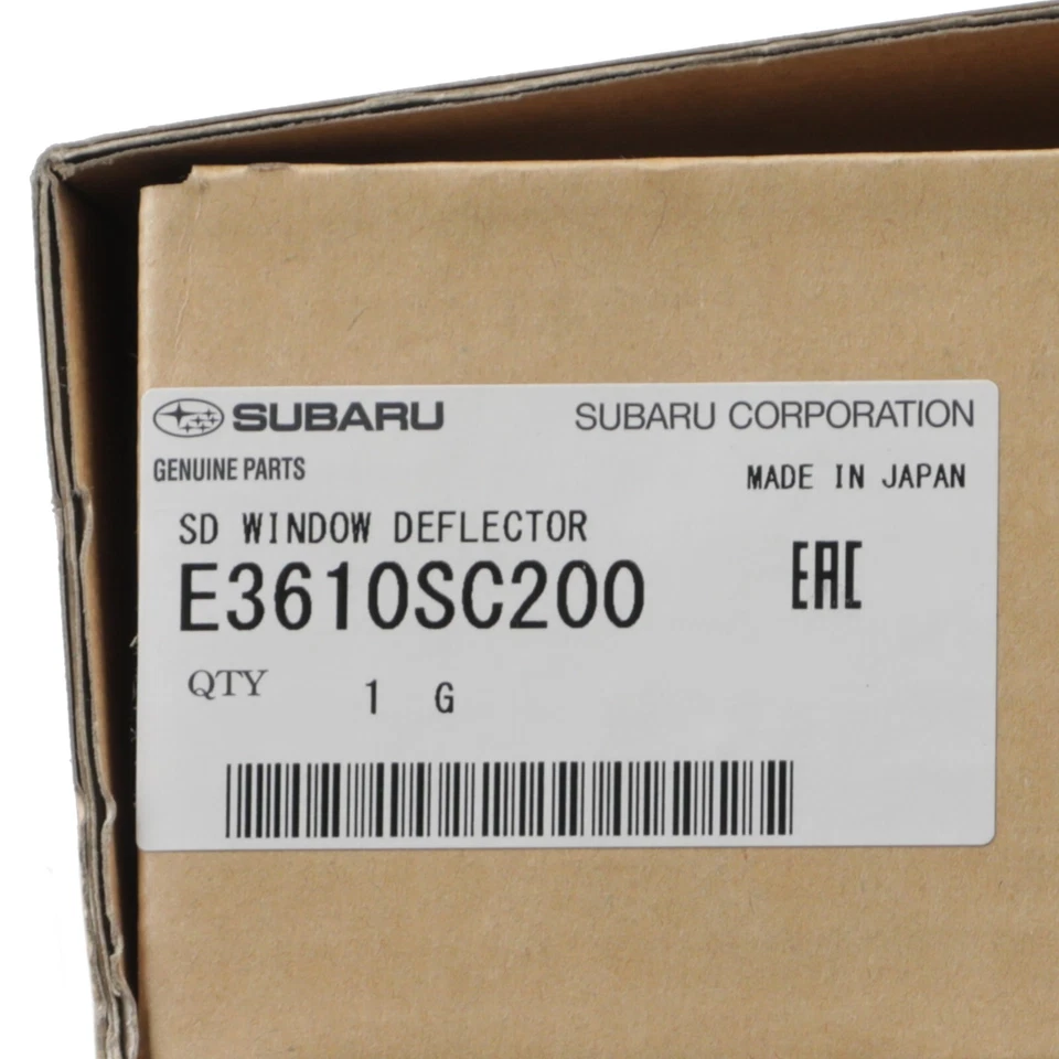 2011-2013 Subaru Forester Side Window Deflectors Rain Guards OEM NEW E3610SC200 - Изображение 4 из 4