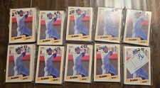 10 Kansas Royals Team Sets 1990 Fleer 25 Card in NM-MT Bo Jackson, George Brett
