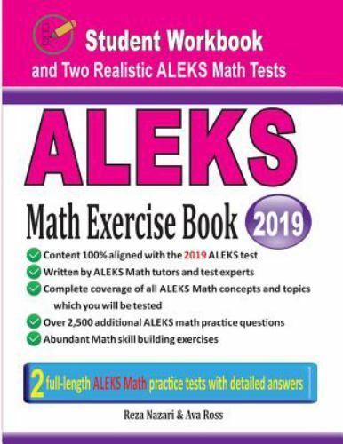 ALEKS Math Exercise Book : Student Workbook and Two Realistic ALEKS ...