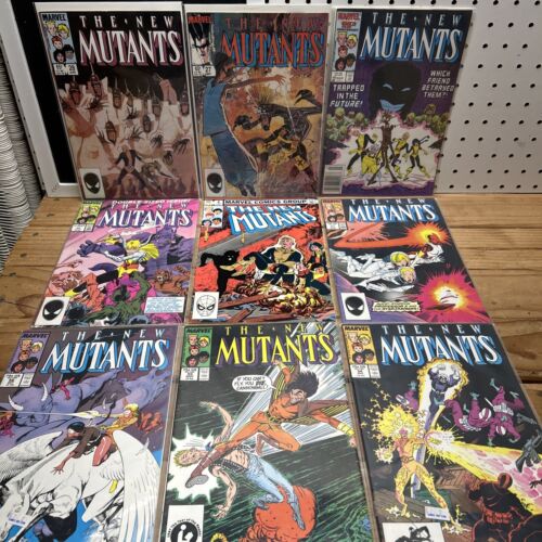 Marvel Comics New Mutants Lot 9 Comic Books Vintage Issues Warlock