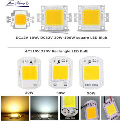 10W 20W 30W 50W 100W LED SMD Chip Bulb Bead High Power for Flood Light Lamp
