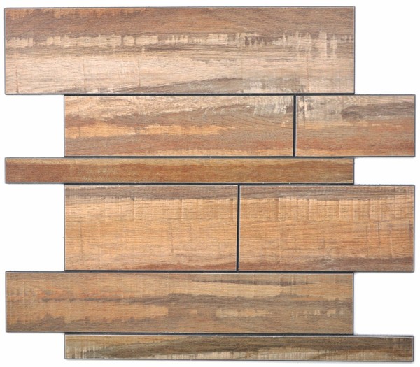 Mosaik Holzoptik Wandpaneel Wandverkleidung Selbstklebend W200-58WRS-image