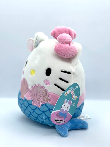 Malvaviscos blandos x Sanrio Hello Kitty & Friends Sirena 6,5" muñeca de peluche nuevo con etiquetas - Imagen 4 de 8