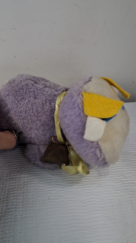 Peluche vintage Eden Cow púrpura musical cuerda toro canción de cuna granjero en el Dell - Vídeo 1 de 1
