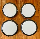 4x Red Alesis 8” Tom Mesh Drum Pads NEW (Single Zone) Nitro Max