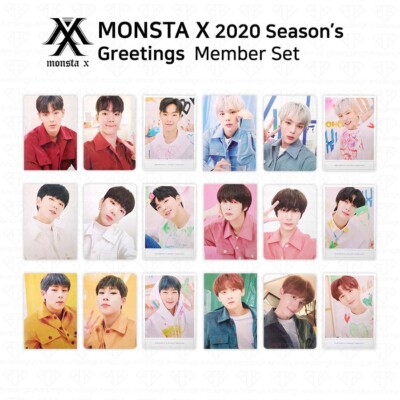 ミュージック MonstaX-2020 Season's Greetings MONSTA X 2020 Season's Greetings Calendar Card Photocard Polaroid