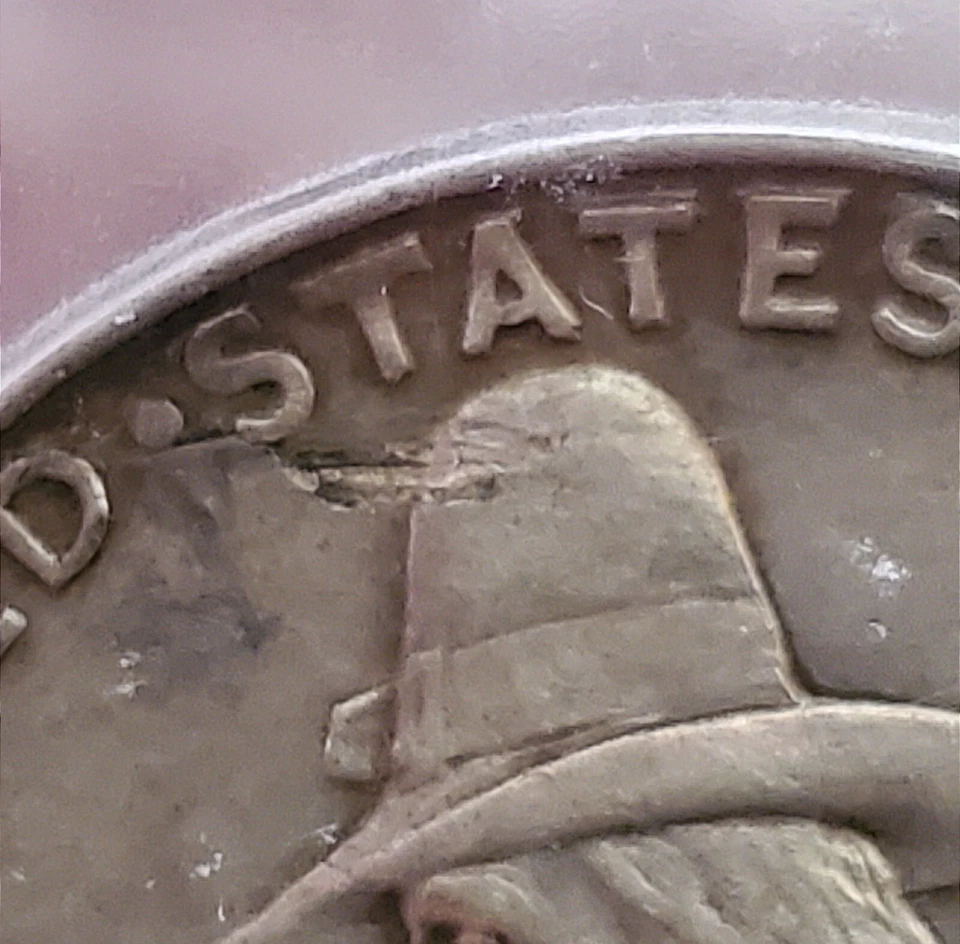 1920 Lamination Error AU-58 Pilgrim Tercentenary 152,112 Minted Commemorative - Image 3 of 3