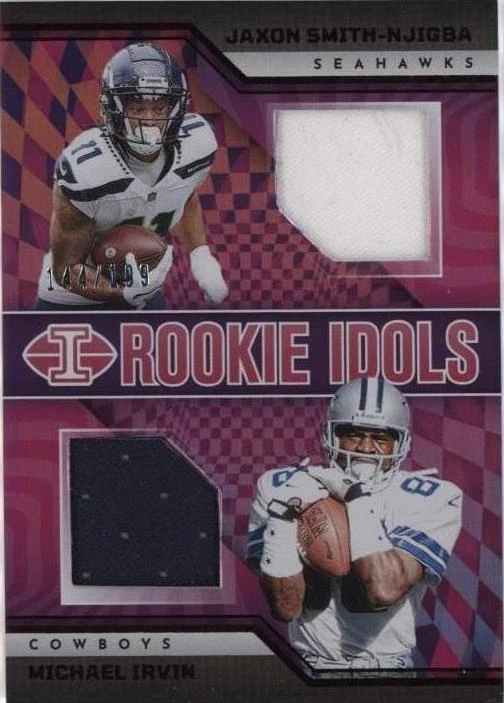 2023 Panini Illusions Jaxon Smith-Njigba Michael Irvin #RM-NI for